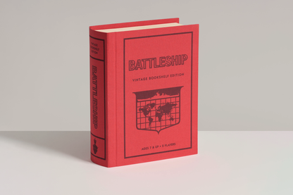 WS Game Company Vintage Bookshelf Edition - Battleship | Flywheel | Stationery | Tasmania