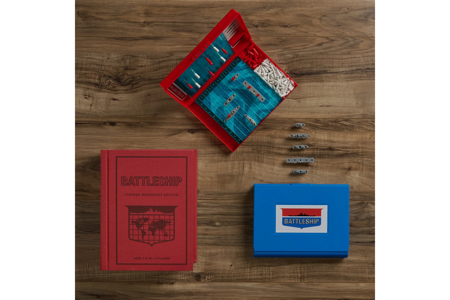 WS Game Company Vintage Bookshelf Edition - Battleship | Flywheel | Stationery | Tasmania
