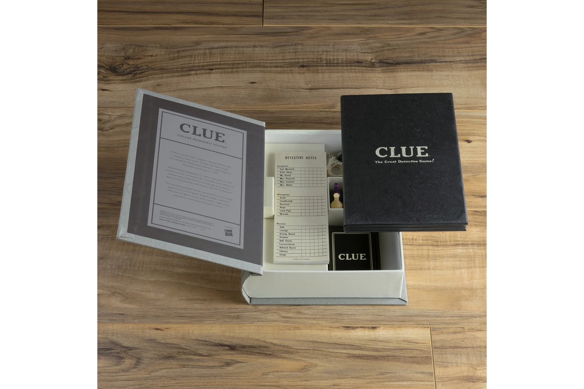 WS Game Company Vintage Bookshelf Edition - Clue | Flywheel | Stationery | Tasmania
