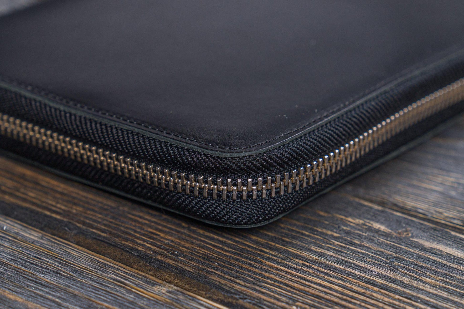 Galen Leather A5 Leather Notebook Folio - Black | Flywheel | Stationery | Tasmania