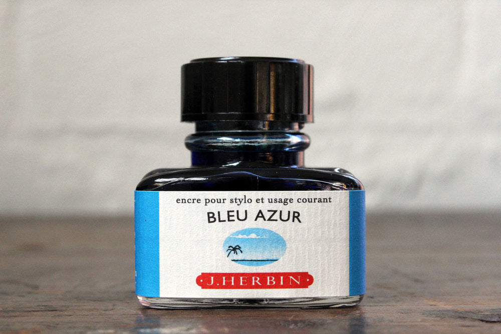 J. Herbin La Perle des Encres Ink - Bleu Azur | Flywheel | Stationery | Tasmania
