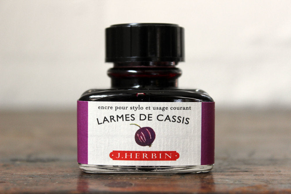 J. Herbin La Perle des Encres Ink - Larmes De Cassis | Flywheel | Stationery | Tasmania