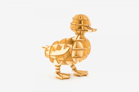 Ki-gu-mi Plywood Puzzle - Duck | Flywheel | Stationery | Tasmania