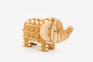 Ki-gu-mi Plywood Puzzle - Elephant