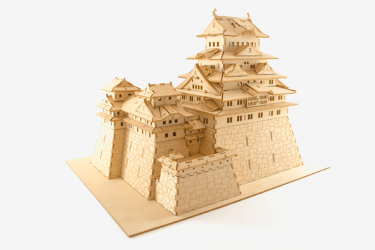Ki-gu-mi Plywood Puzzle - Himeji Castle | Flywheel | Stationery | Tasmania