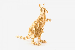 Ki-gu-mi Plywood Puzzle - Kangaroo