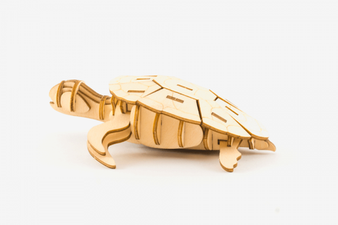 Ki-gu-mi Plywood Puzzle - Sea Turtle