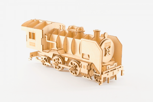 Ki-gu-mi Plywood Puzzle - Steam Locomotive