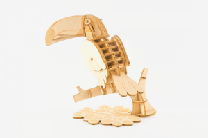 Ki-gu-mi Plywood Puzzle - Toucan Bird