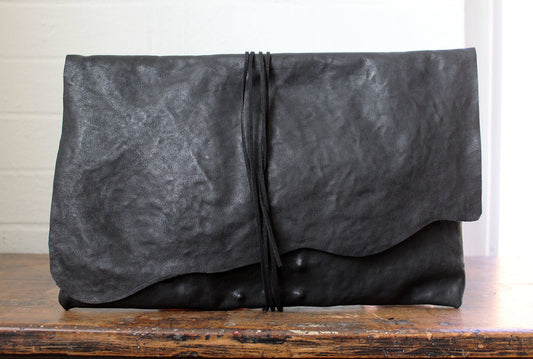 Slow Design Leather - Tattoo Clutch | Flywheel | Stationery | Tasmania