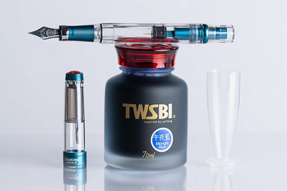 TWSBI Diamond 580 Fountain Pen - ALR Prussian Blue | Flywheel | Stationery | Tasmania