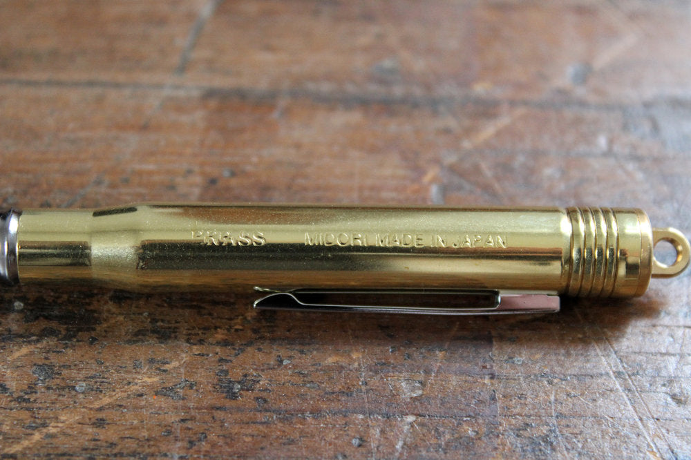 Traveler's Company Brass Ballpoint Pen | Flywheel | Stationery | Tasmania