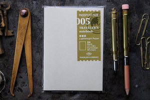 Traveler's Company Passport Notebook Refill - 005 Lightweight Paper