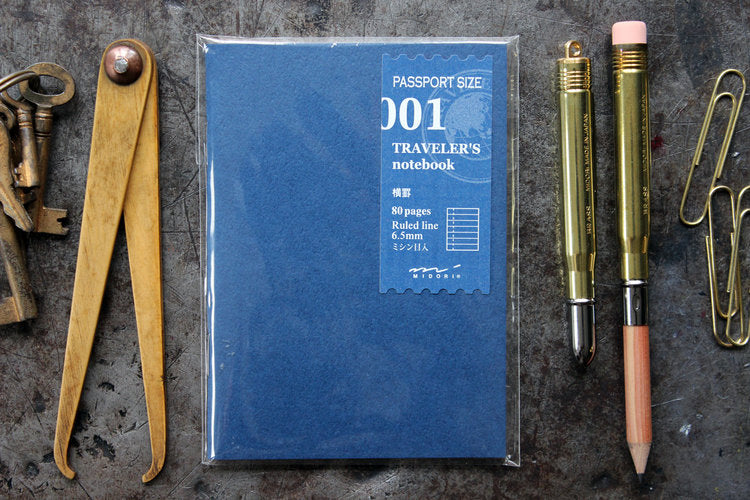 Traveler's Company Passport Notebook Refill - 001 Lined