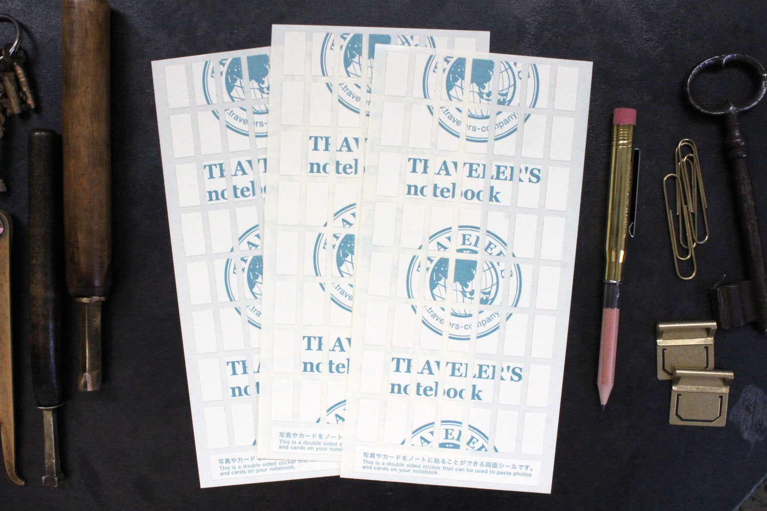 Traveler's Company Regular Notebook Refill - 010 Double Sided Stickers | Flywheel | Stationery | Tasmania