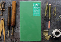 Traveler's Company Regular Notebook Refill - 019 Free Diary Weekly + Memo