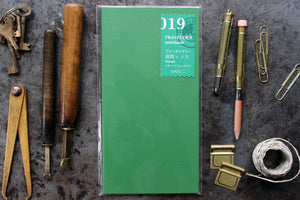 Traveler's Company Regular Notebook Refill - 019 Free Diary Weekly + Memo