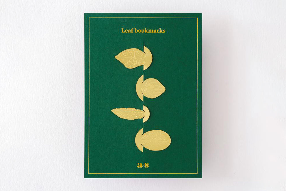 Another Studio Brass Leaf Bookmarks