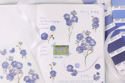 Appree Pressed Flower Stickers - Flax | Flywheel | Stationery | Tasmania
