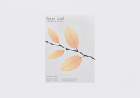 Appree Sticky Leaf Tracing Memo Notes - Birch Yellow