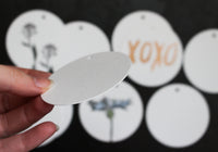 10 x Blank Round Tags