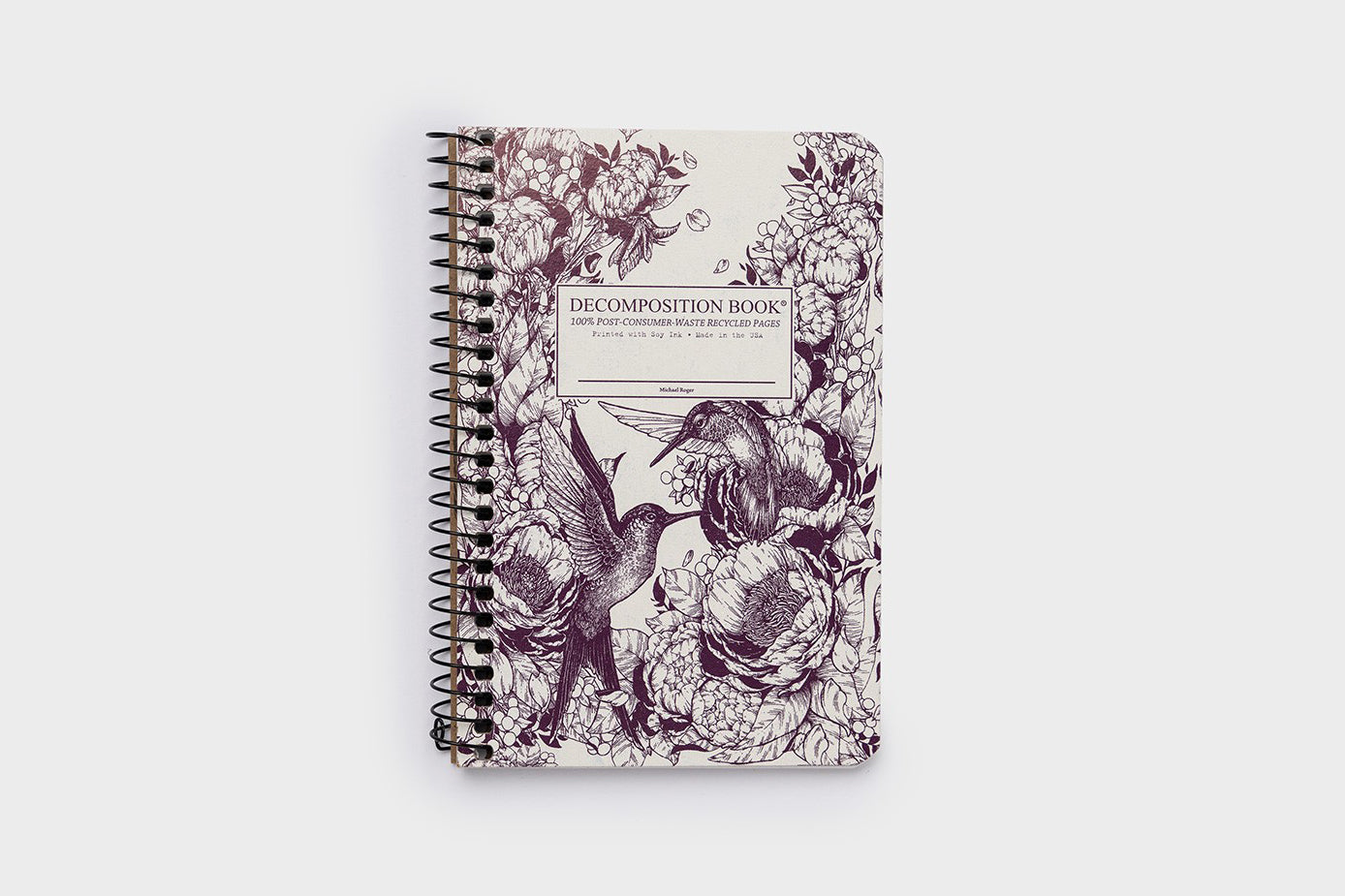 Decomposition Book Pocket - Hummingbirds | Flywheel | Stationery | Tasmania