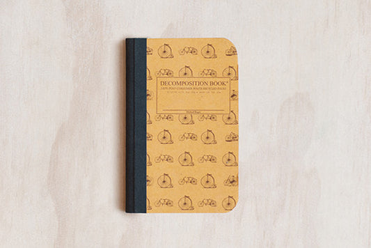 Decomposition Book Pocket - Vintage Bicycles | Flywheel | Stationery | Tasmania