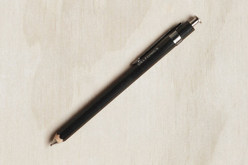 Delfonics Pencil Mini - Black | Flywheel | Stationery | Tasmania