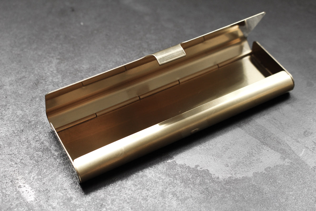 Diarge Brass Pen Case | Flywheel | Stationery | Tasmania