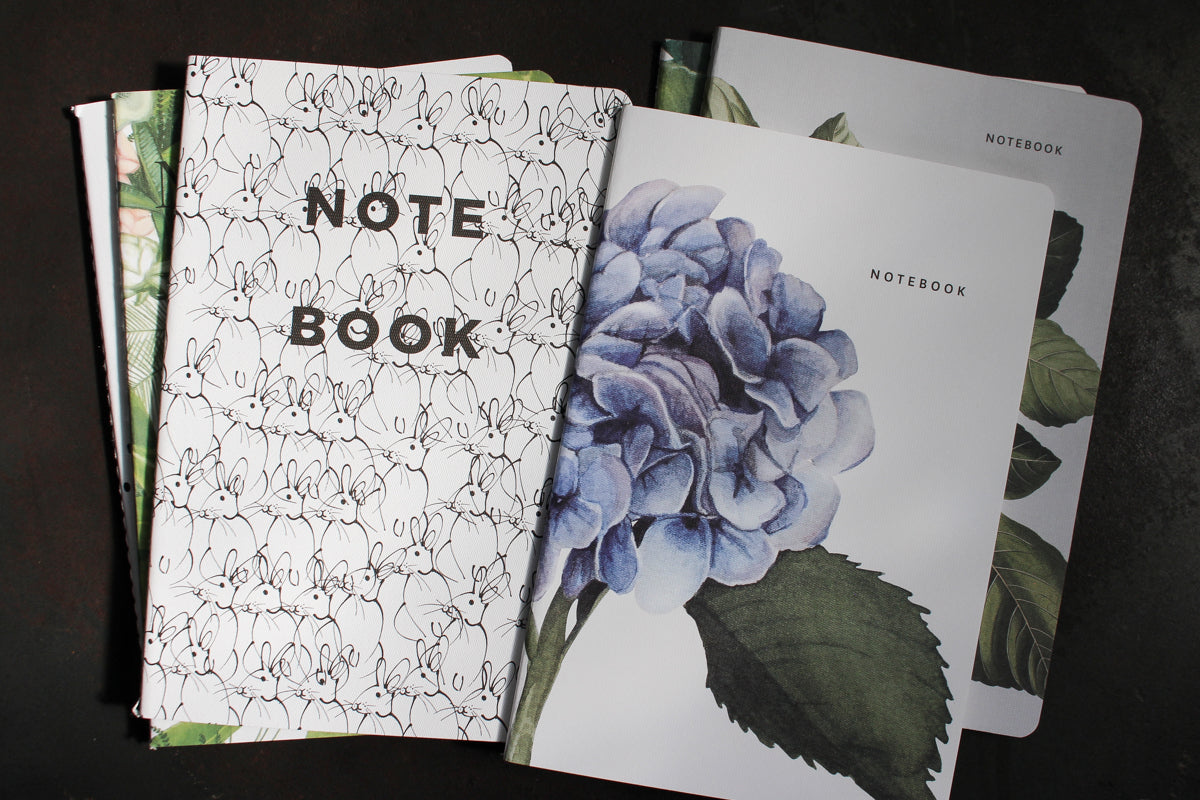 Father Rabbit Notebook - Hellebore | Flywheel | Stationery | Tasmania