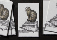 Letterpress Bookplates - Cat