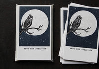 Letterpress Bookplates - Owl