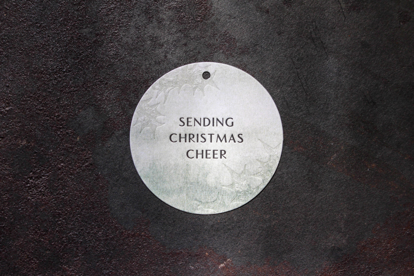 Letterpress Christmas Tags - Misty Greetings | Flywheel | Stationery | Tasmania