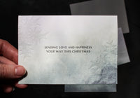 Letterpress Christmas Notecard Box Set - Misty Greetings