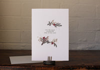 Letterpress Christmas Card - Most Wonderful Time