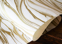 Craft Boat Marbled Gift Wrap - Golden Stormont | Flywheel | Stationery | Tasmania
