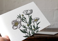 Letterpress Notecard - Flora 3
