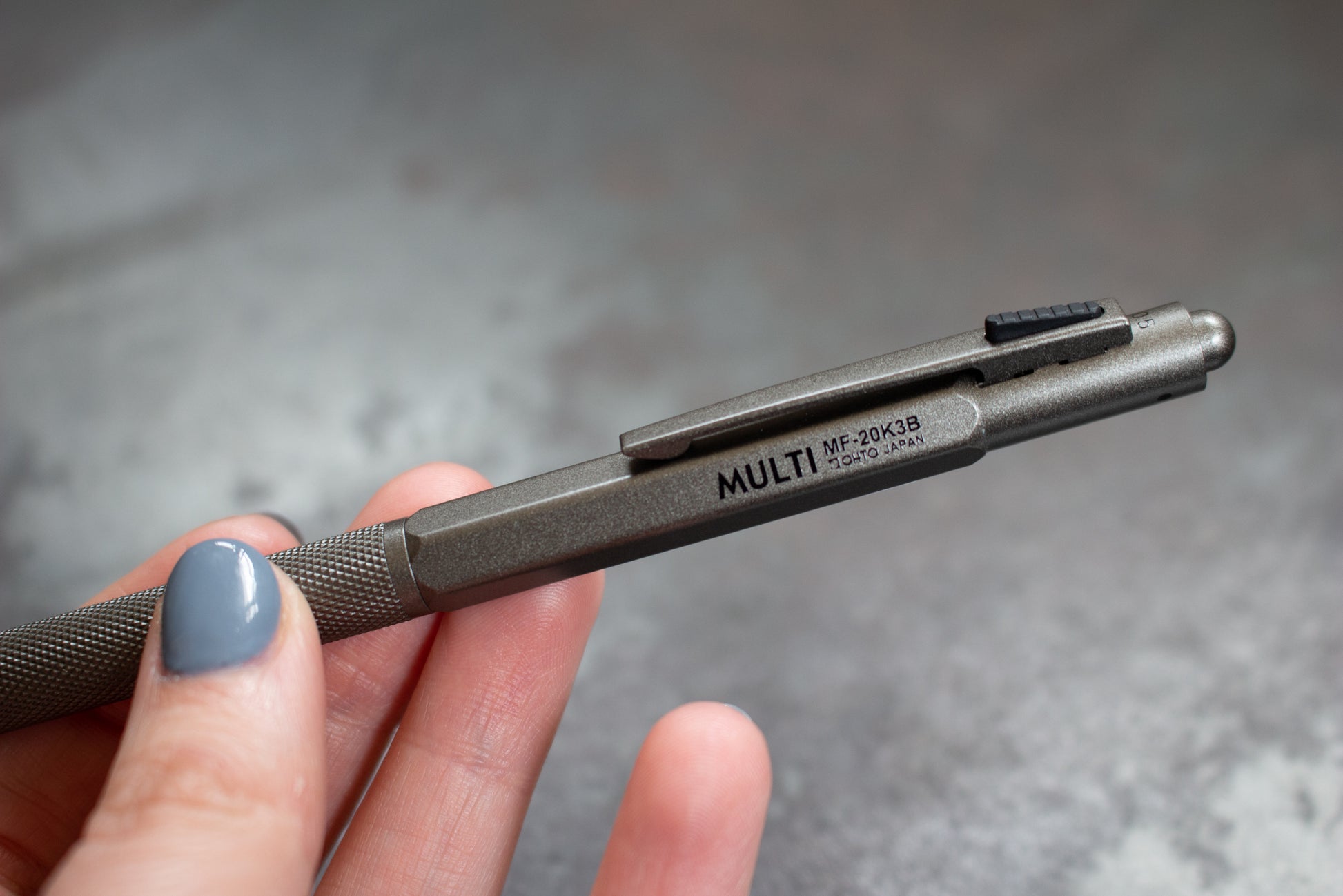 OHTO Multi 2+1 Multifunction Pen - Gunmetal Grey | Flywheel | Stationery | Tasmania
