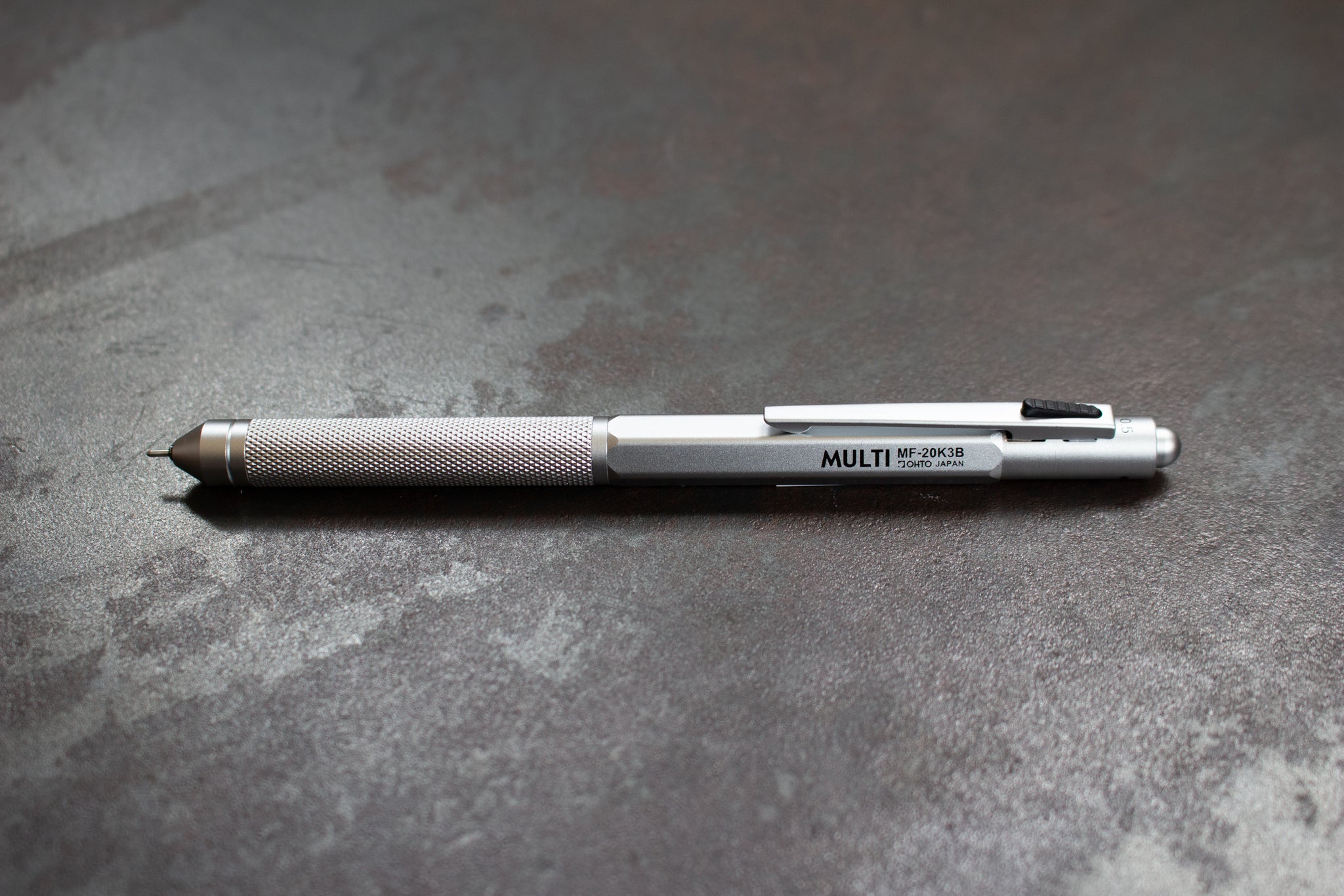 OHTO Multi 2+1 Multifunction Pen - Silver | Flywheel | Stationery | Tasmania
