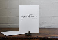 Letterpress Greeting Card - Congratulations To You Both | Flywheel | Stationery | Tasmania