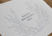 Letterpress Greeting Card - Happy Mother's Day