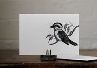 Letterpress Notecard - Kookaburra