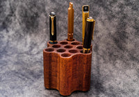 Galen Leather ToolComb Wooden Pen and Brush Holder