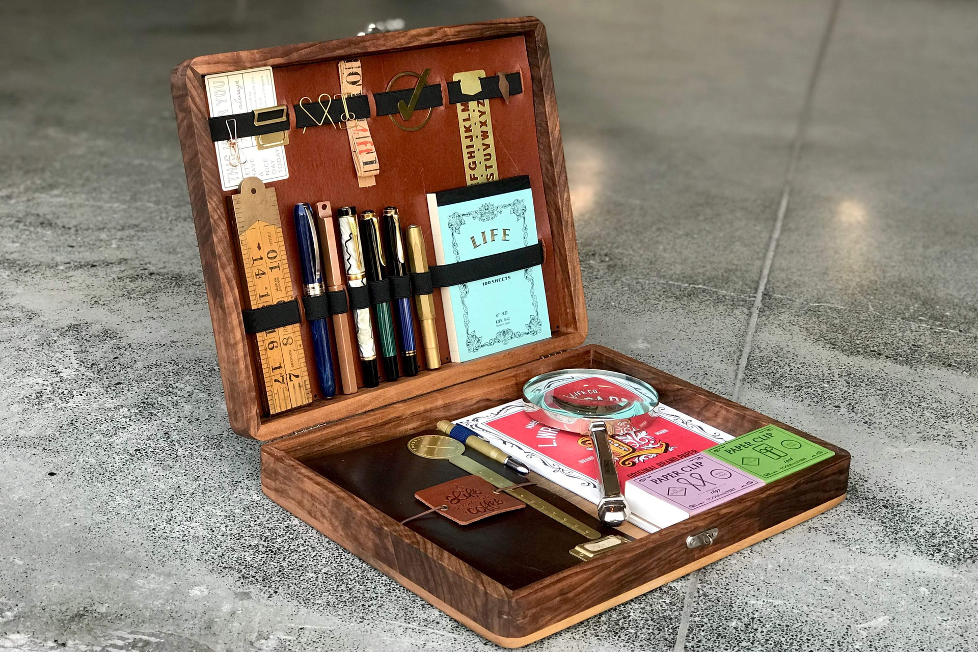 Galen Leather The Writing Box – Flywheel