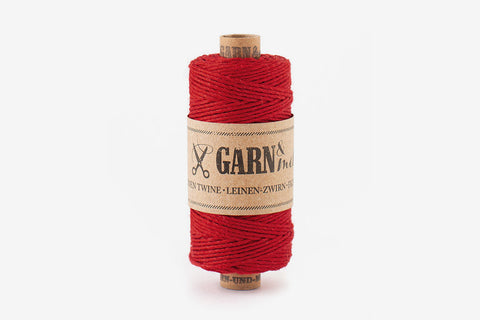 Garn & Mehr Linen Twine - Red