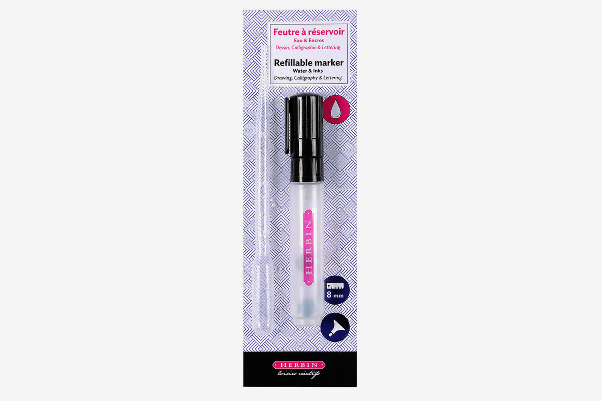 Herbin Refillable Single Tip Marker Pen - 8mm | Flywheel | Stationery | Tasmania