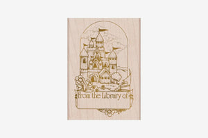 Hero Arts Stamp - From the Vault Castle Book Plate