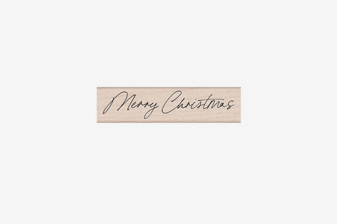 Hero Arts Christmas Stamp - Handwritten Merry Christmas
