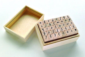 Hero Arts Alphabet Stamp Set - Casual Letters & Numbers