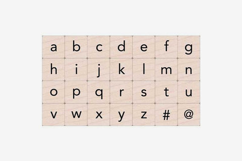 Hero Arts Alphabet Stamp Set - Essential Lowercase